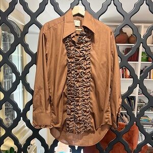 Vintage After Six Ruffle Shirt